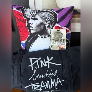 P!NK Beautiful Trauma World Tour VIP Pillow, Tote Bag, Lanyard